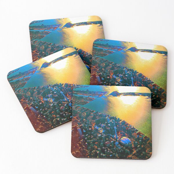 Item preview, Aerial View Of Downtown Toronto At Sunrise designed and sold by alabca.