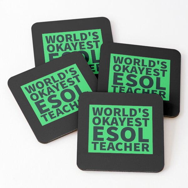 Item preview, World's Okayest ESOL Teacher | ELL, ESL,TESOL,TEFL Teachers designed and sold by The-ItemShop.
