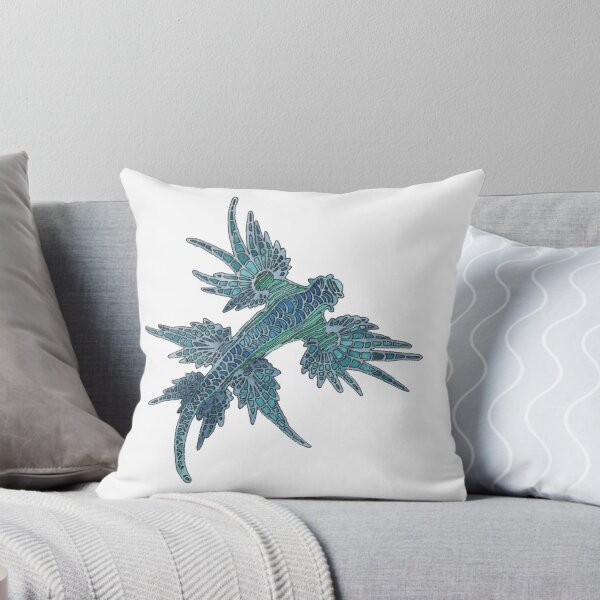 Item preview, Blue glaucus Nudibranch Watercolour designed and sold by amaltr42.