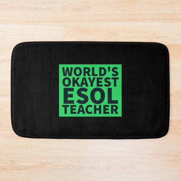 Item preview, World's Okayest ESOL Teacher | ELL, ESL,TESOL,TEFL Teachers designed and sold by The-ItemShop.