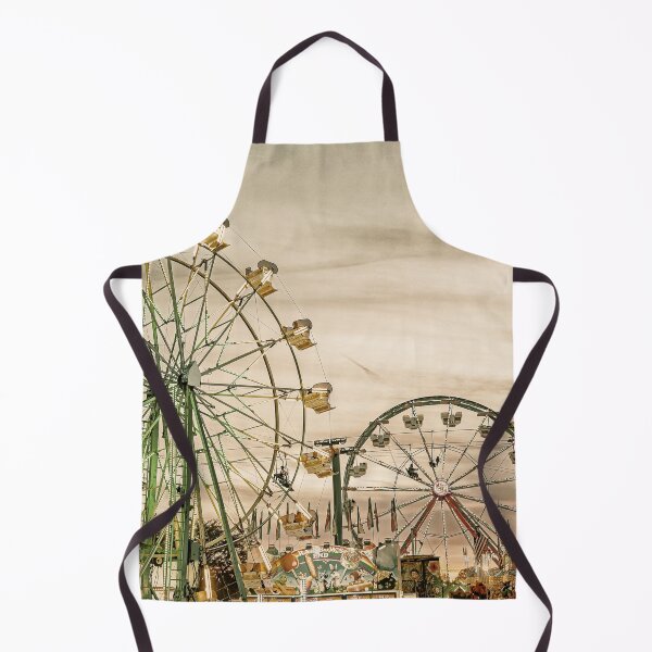 Item preview, Ferris Wheel Under Golden Sky designed and sold by Rozlar.