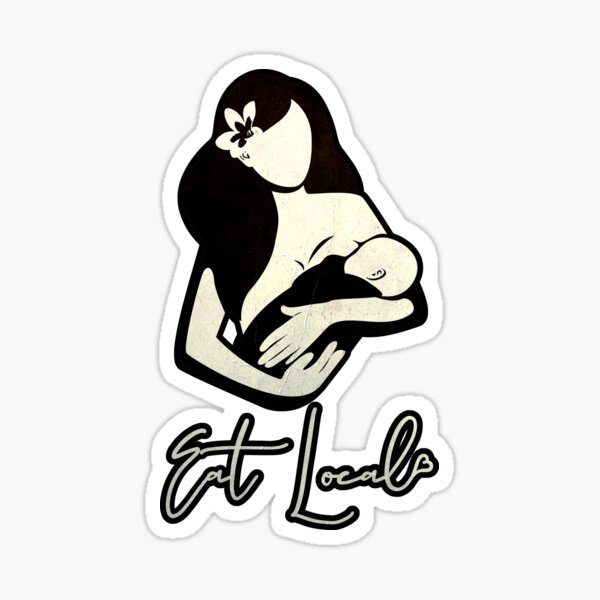 Item preview, Eat Local Hawaii Mama Breastfeeding Baby Love Design designed and sold by modernfamgear.