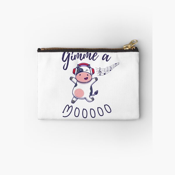 Item preview, Gimme a moooo |  cute cow sticker designed and sold by Canfy Girl.