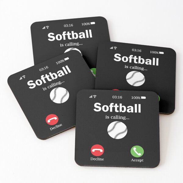 Artikelvorschau, Softball ruft entworfen und verkauft von Naamira.