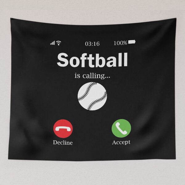 Item preview, Softball is calling  designed and sold by Naamira.