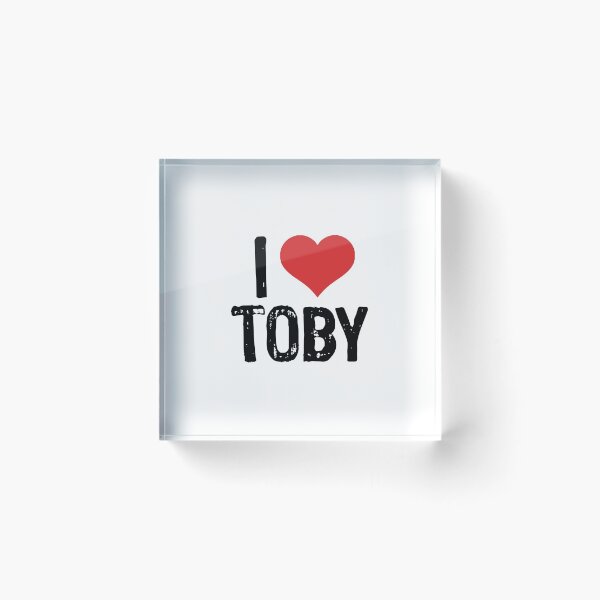 Item preview, I Love Toby designed and sold by The "I Love Everything" Shop.