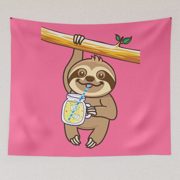 Item preview, Cute Sloth Lemonade designed and sold by plushism.