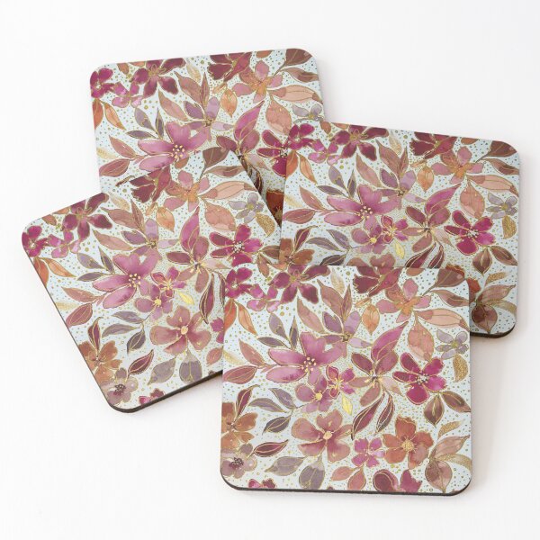 Item preview, Autumn watercolour florals  designed and sold by Carlycreate.