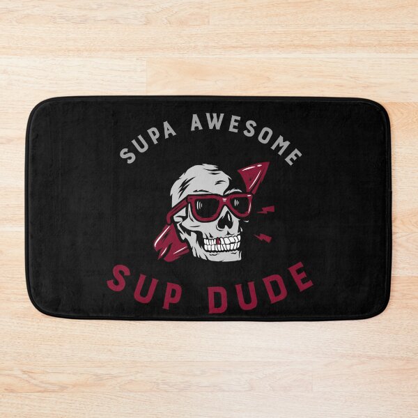 Item preview, Supa Awesome SUP Dude Stand Up Paddling Design designed and sold by JJWilsonTees.