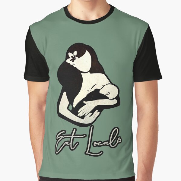 Item preview, Eat Local Hawaii Mama Breastfeeding Baby Love Design designed and sold by modernfamgear.