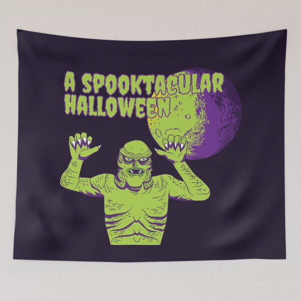 Item preview, A Spooktacular Halloween - Vintage Horror Design Of Lake Monster designed and sold by PandaSoul.