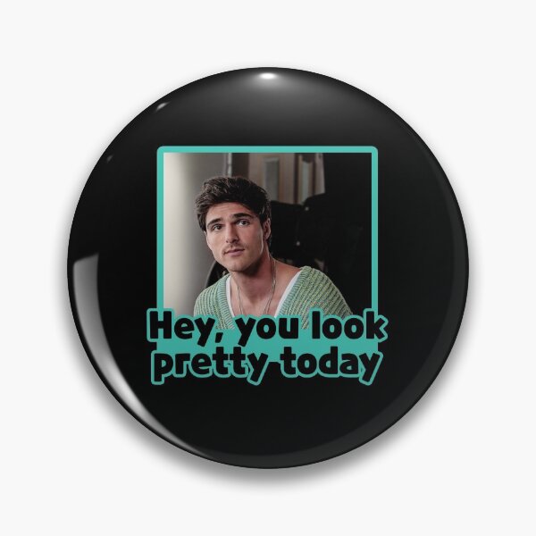 Item preview, Noah Flynn kissing booth 3- Hey you look pretty today Noah Flynn designed and sold by Mindy Bubble.