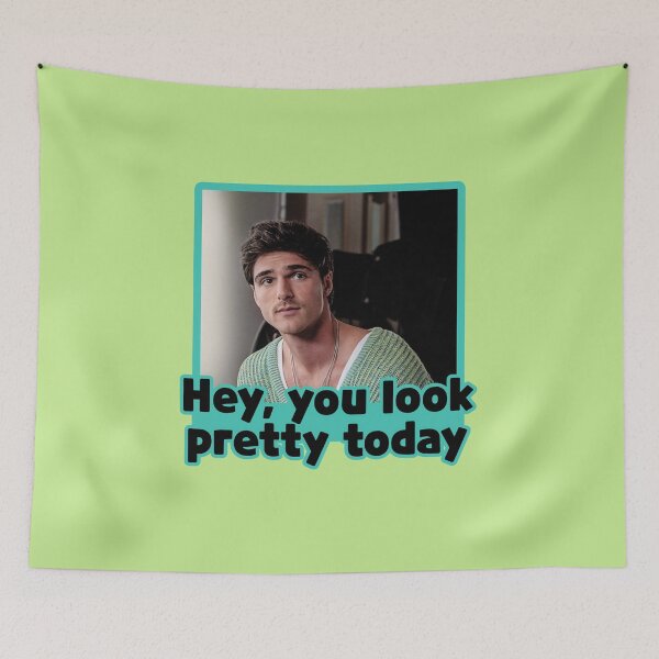 Item preview, Noah Flynn kissing booth 3- Hey you look pretty today Noah Flynn designed and sold by Mindy Bubble.