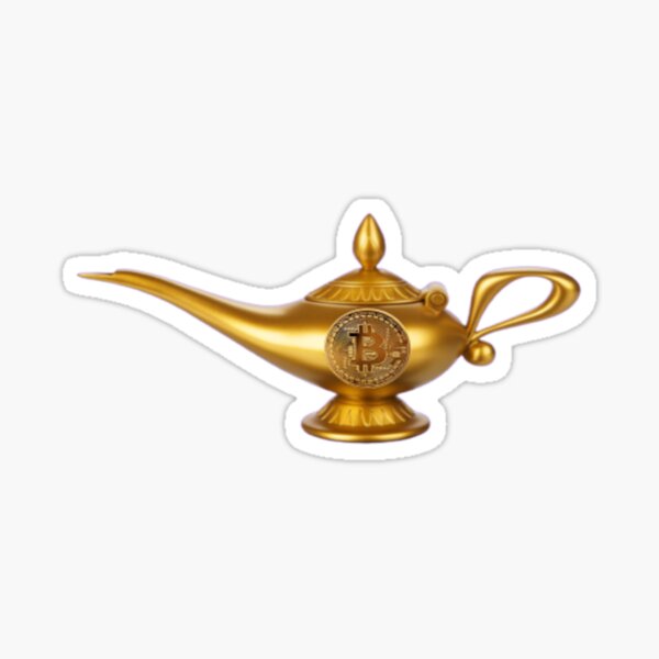 Item preview, Magic lamp bitcoin designed and sold by czavonarola.