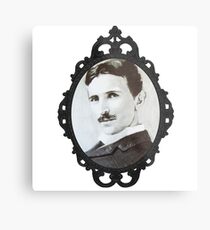 NikolaTesla Framed Metal Print