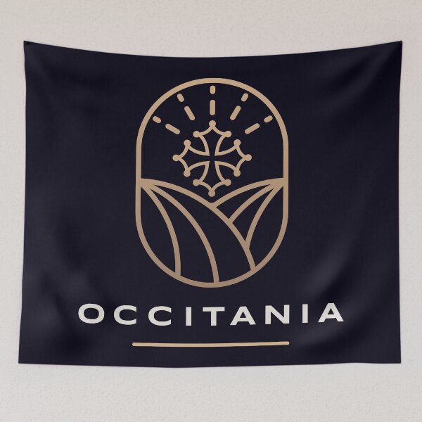 Item preview, Occitania, Croix Occitanie, Cadeau Sud, Midi Pyrénées. designed and sold by REDPRINT Studio.