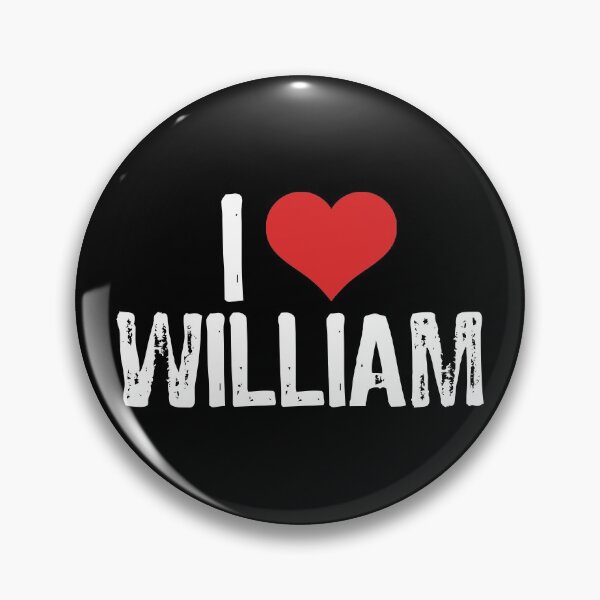 Item preview, I Love William designed and sold by The "I Love Everything" Shop.