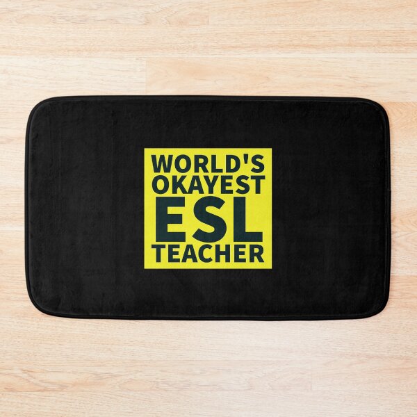 Item preview, World's Okayest ESL Teacher | ELL, ESOL,TESOL,TEFL Teachers designed and sold by The-ItemShop.