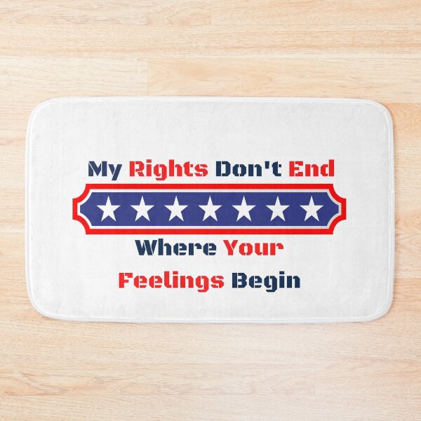 Item preview, My Rights Dont End Where Your Feelings Begin designed and sold by Portishop.