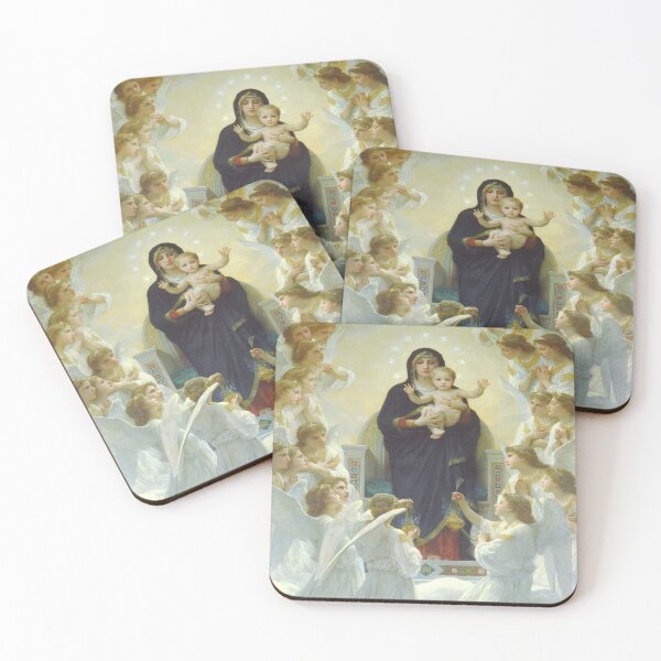 Item preview, William Adolphe Bouguereau - The Virgin with Angels designed and sold by Vivanne-art.