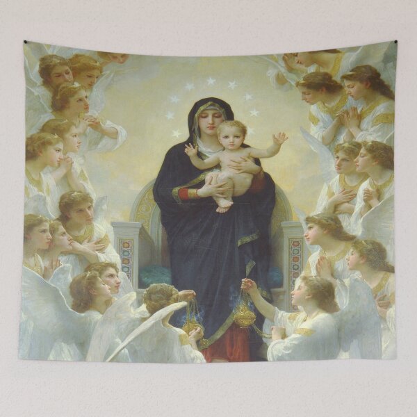 Item preview, William Adolphe Bouguereau - The Virgin with Angels designed and sold by Vivanne-art.