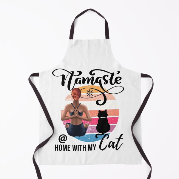 Item preview, Namaste at home with my cat designed and sold by i-longmanshop.