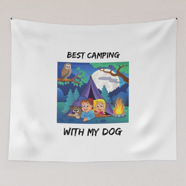 Item preview, Best Camping With My Dog designed and sold by Hab2.