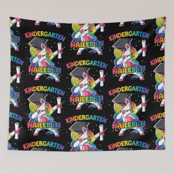 Item preview, Dabbing Kindergarten Unicorn Graduation Class 2021 designed and sold by Roman Beyer.