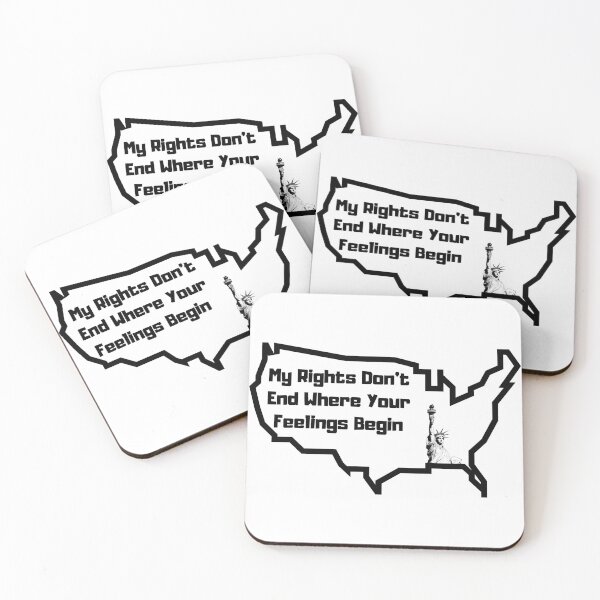 Item preview, My Rights Dont End Where Your Feelings Begin designed and sold by Portishop.