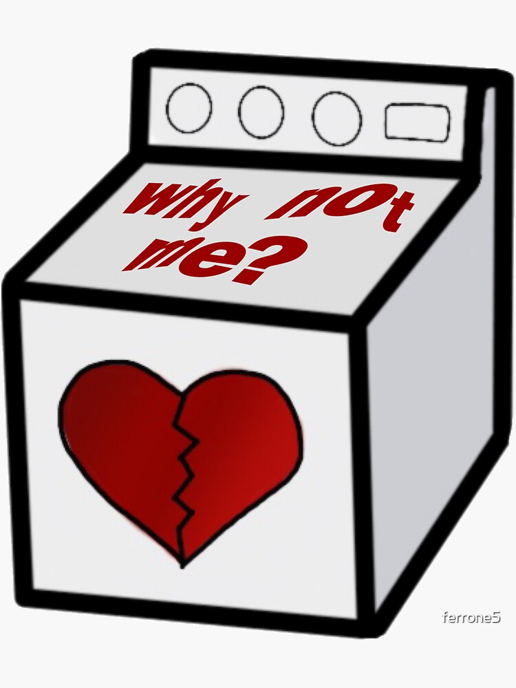 "Washing Machine Heart Mitski " Sticker for Sale by ferrone5 Redbubble