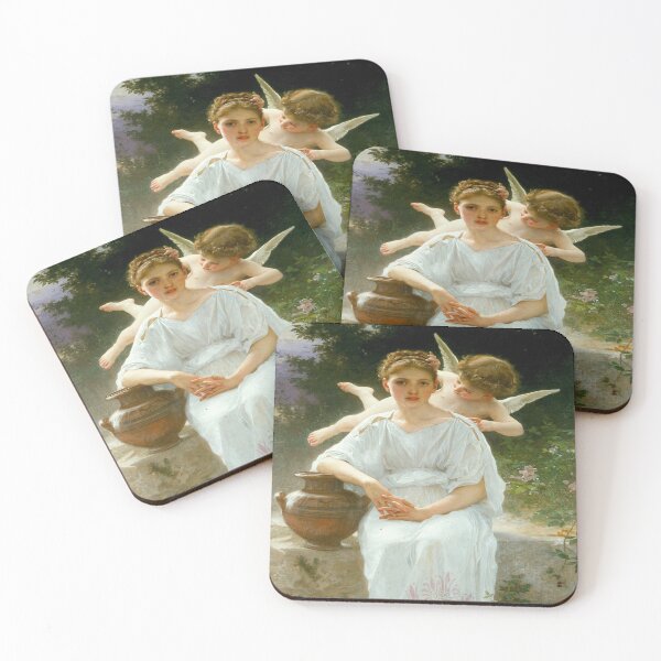 Item preview, William Adolphe Bouguereau - Whisperings of Love designed and sold by Vivanne-art.