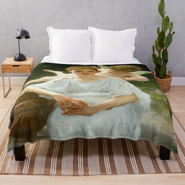 Item preview, William Adolphe Bouguereau - Whisperings of Love designed and sold by Vivanne-art.