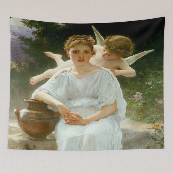 Item preview, William Adolphe Bouguereau - Whisperings of Love designed and sold by Vivanne-art.