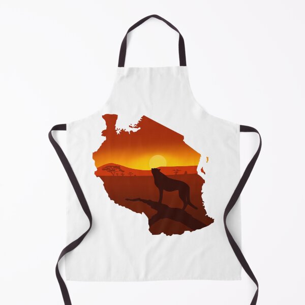 Item preview, Tanzania, map and landscape designed and sold by landscapeworlds.
