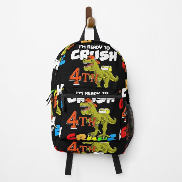 Item preview, I'm Ready To Crush 4th Grade Dinosaur Back To School Gift designed and sold by Roman Beyer.