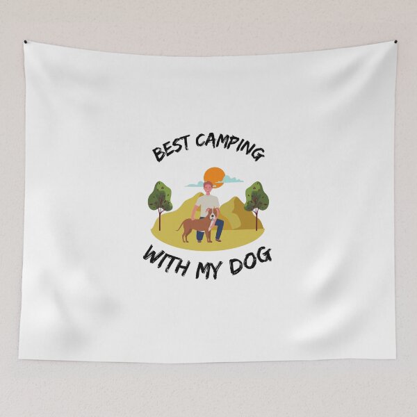 Item preview, Best Camping With My Dog . designed and sold by Hab2.