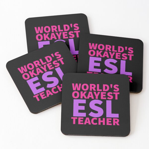 Item preview, World's Okayest ESL Teacher | ELL, ESOL,TESOL,TEFL Teachers designed and sold by The-ItemShop.
