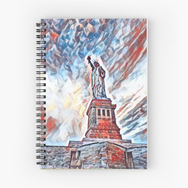 Item preview, Estatua de la libertad - Nueva York, Estados Unidos - Arte impresionista designed and sold by MktngMultiverse.
