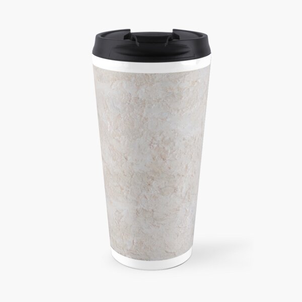 White Contrast Painting #3 Travel Mug