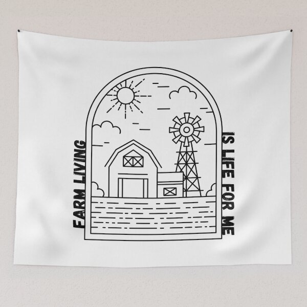 Item preview, Farm Living Is The Life For Me designed and sold by bahicharafe.