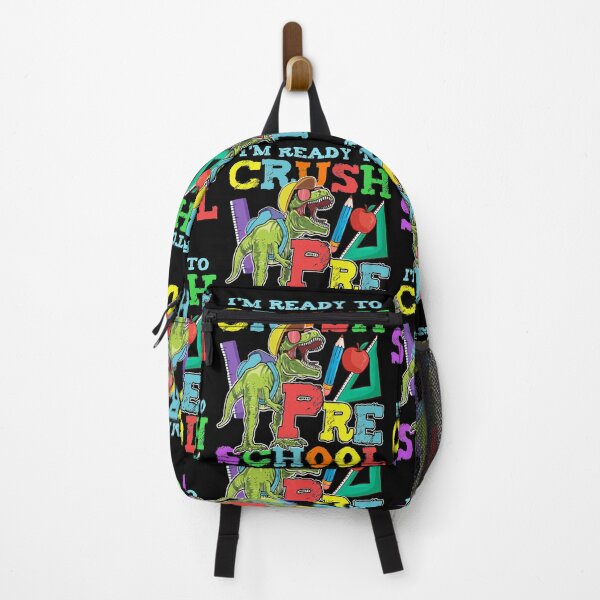 Item preview, Kids Back To school Shirt Ready To Crush Pre-school Dinosaur designed and sold by Roman Beyer.
