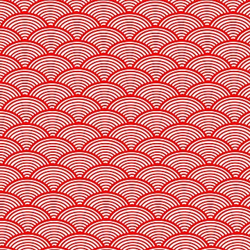 Artwork thumbnail, Abstract Red Scale Design by FreedomUniverse