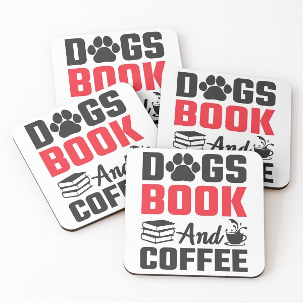 Item preview, Dogs Books And Coffee designed and sold by SenGift.