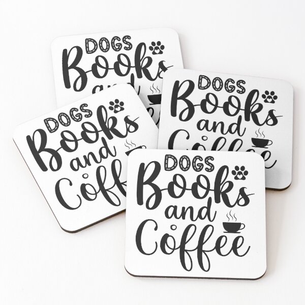 Item preview, Dogs Books And Coffee designed and sold by SenGift.