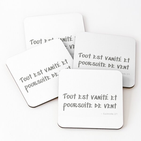Aperçu de l'œuvre Tout est vanité et poursuite de vent créée et vendue par NathBros.