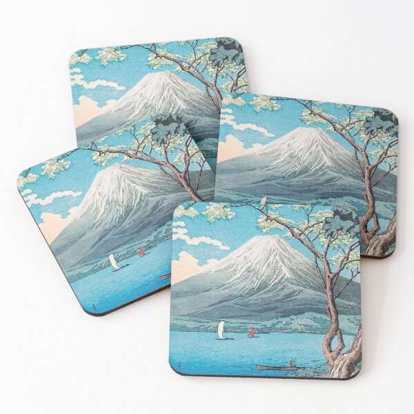 Item preview, Japanese Mount Fuji from Lake Yamanaka artwork by Hiroaki Takahashi. Your new favourite mug with captivating views in this iconic japanese masterpiece. designed and sold by Barb  Hamilton ⭐⭐⭐⭐⭐.