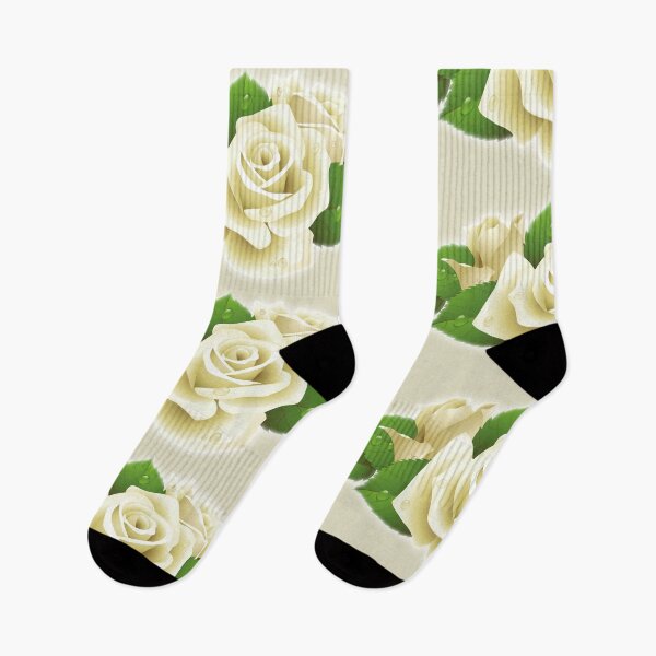 Item preview, White Roses In Green Leaves designed and sold by Phantasmal-2-do.