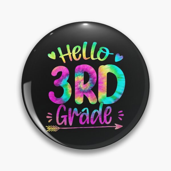 Item preview, Hello 3rd Grade Tiedye color designed and sold by WaveOcean123.
