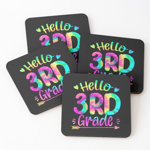 Item preview, Hello 3rd Grade Tiedye color designed and sold by WaveOcean123.