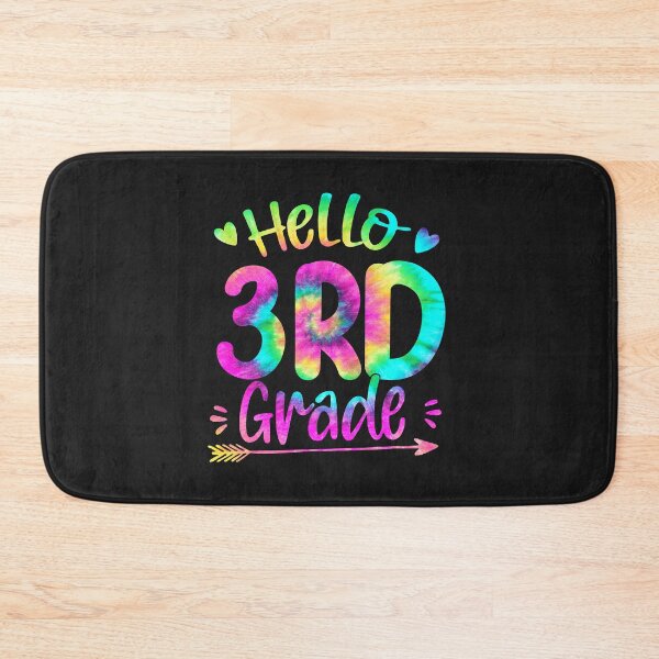 Item preview, Hello 3rd Grade Tiedye color designed and sold by WaveOcean123.